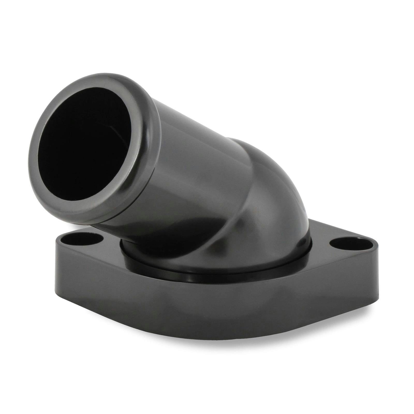 Mr Gasket 2670BK LS Water Neck, Swivel, 30 Degree, Black Finish
