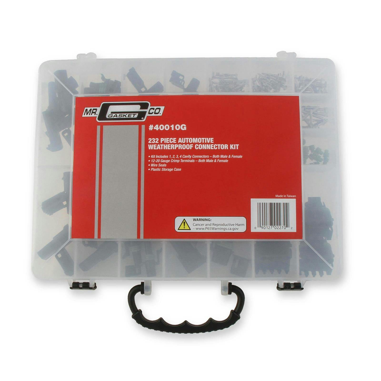 Mr Gasket 40010G Weatherproof Connector Kit, 232-Piece