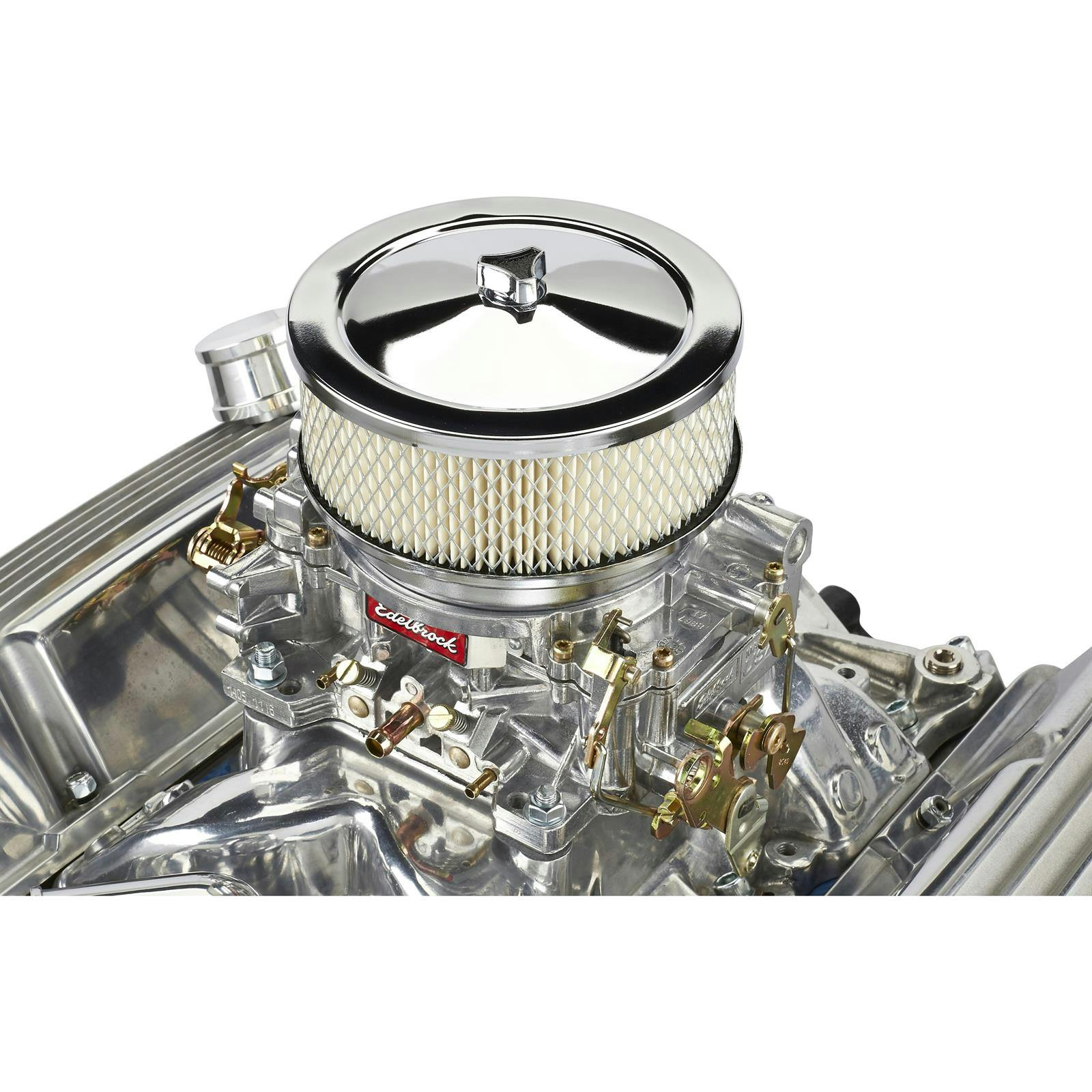 6-3/8 Inch Chrome Air Cleaner, 4 Barrel Carb, 5-1/8 Inch Neck