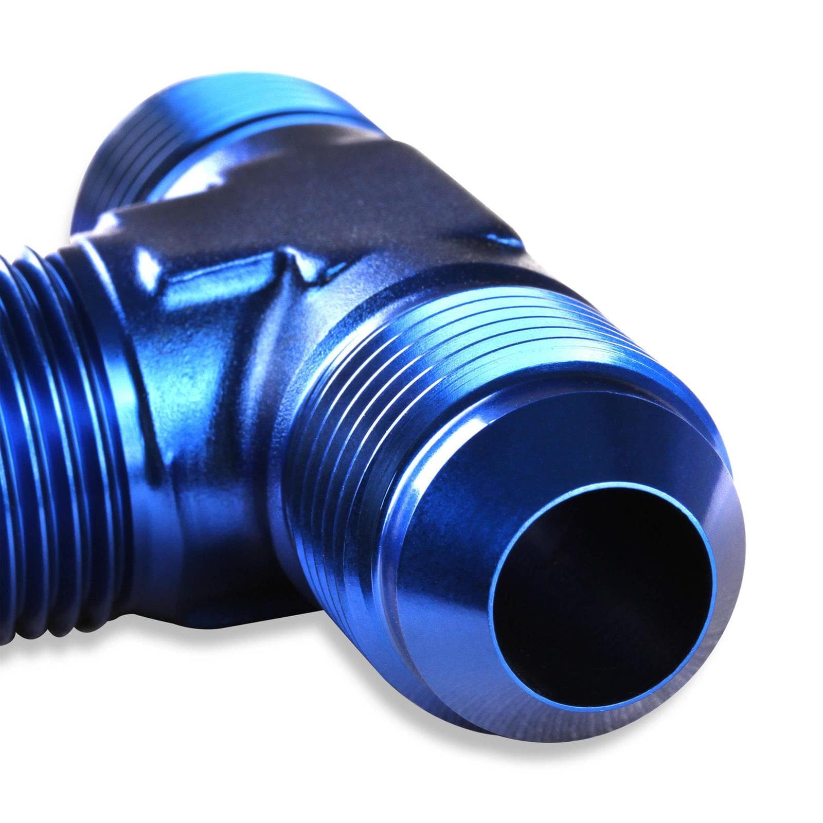 Mr Gasket 482408 -8 AN Tee Fitting, Blue