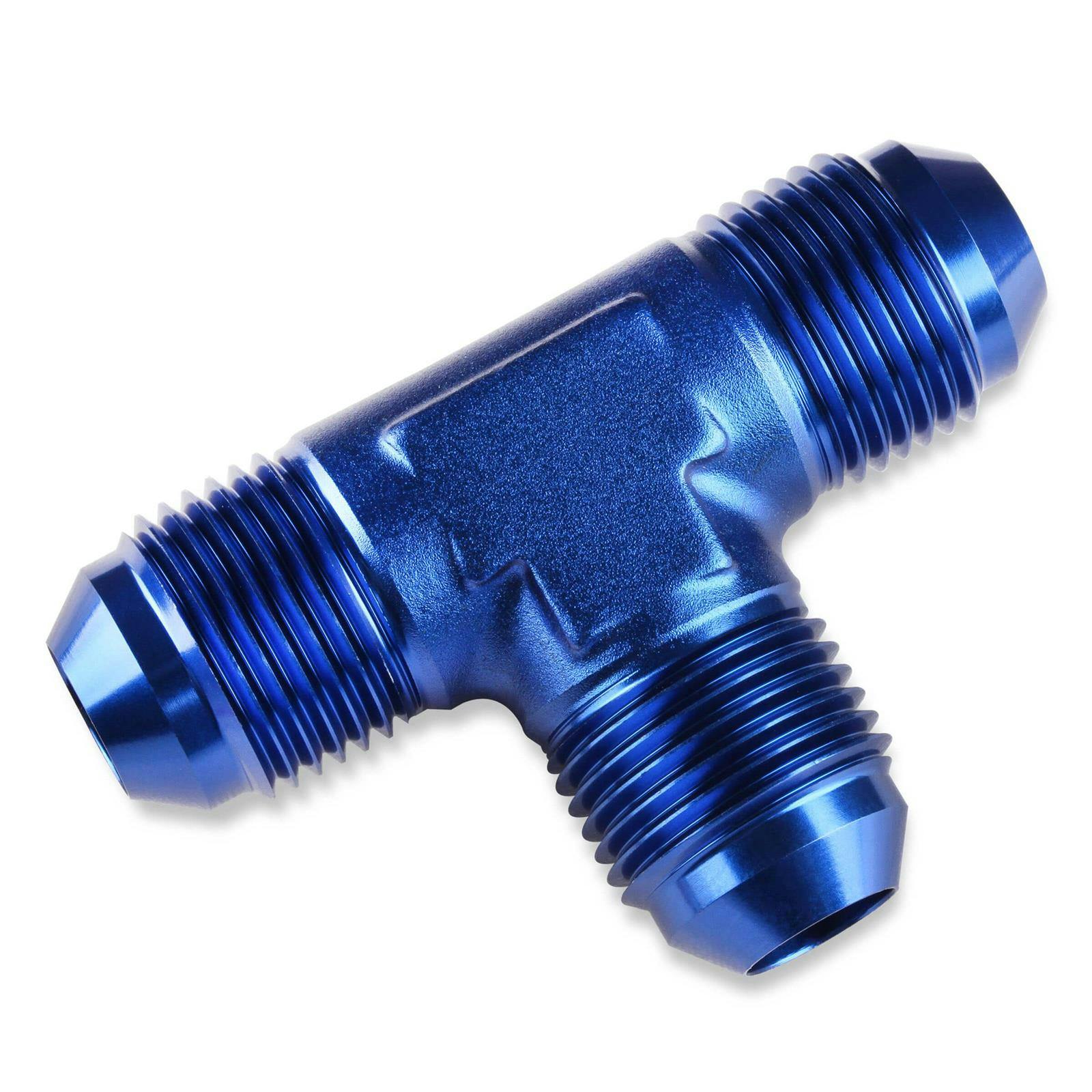 Mr Gasket 482408 -8 AN Tee Fitting, Blue