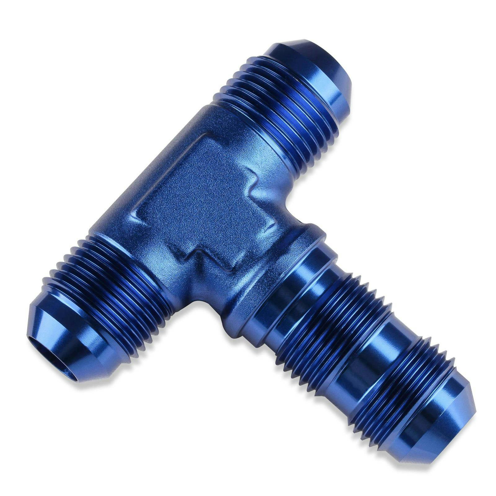 Mr Gasket 483406 -6 Bulkhead Tee, Blue