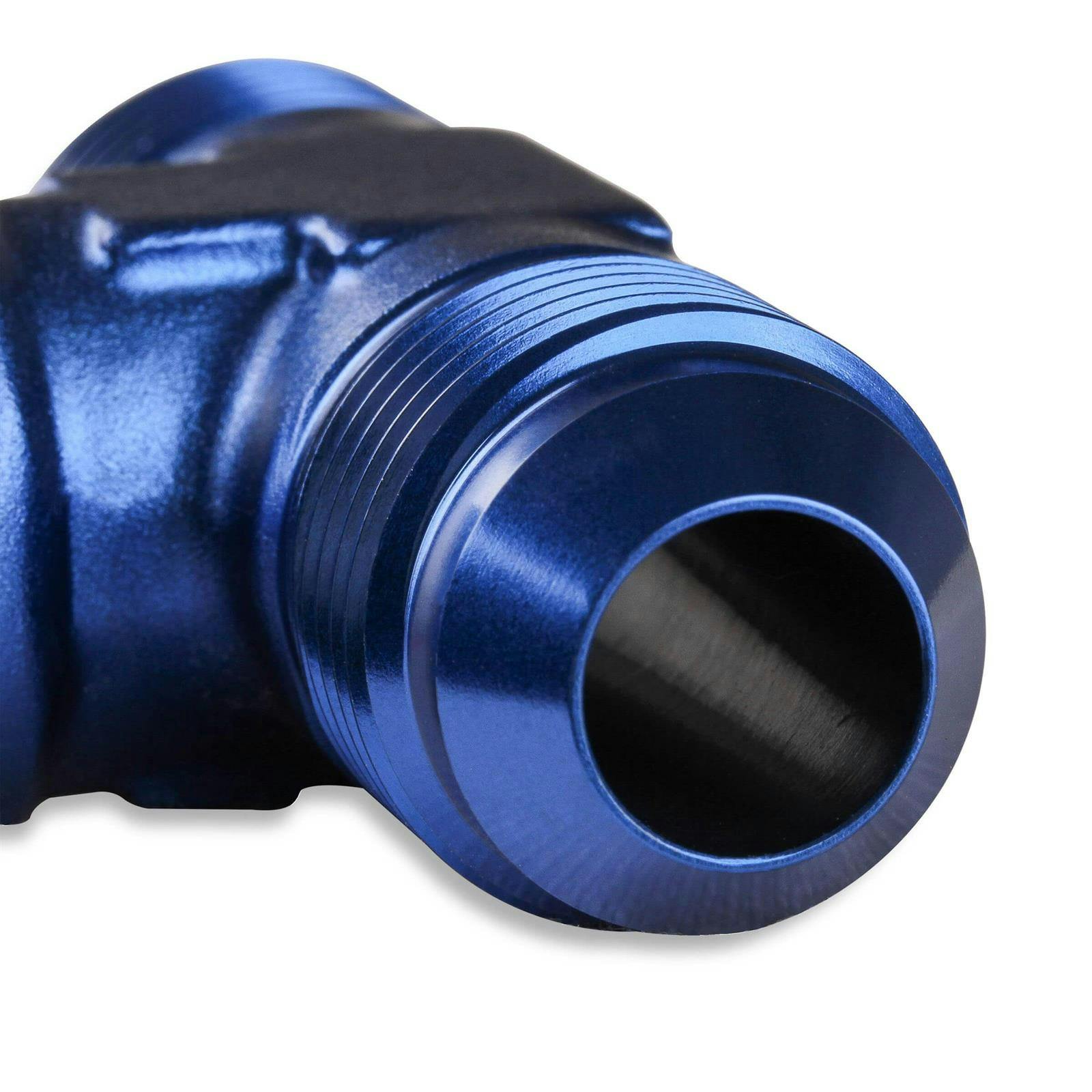 Mr Gasket 483406 -6 Bulkhead Tee, Blue