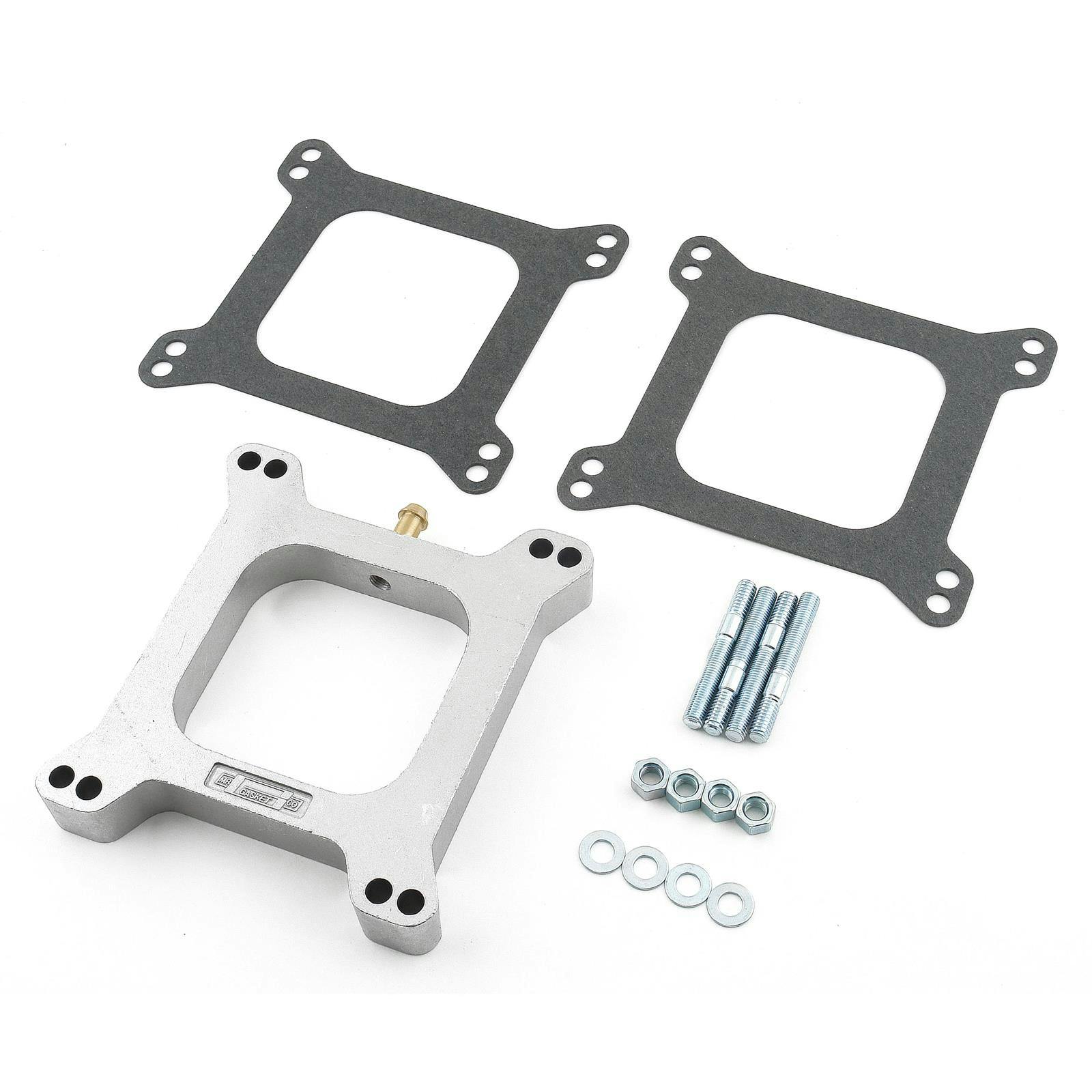 Mr Gasket 4945 Carburetor Spacer Kit, 1 Inch Open Center