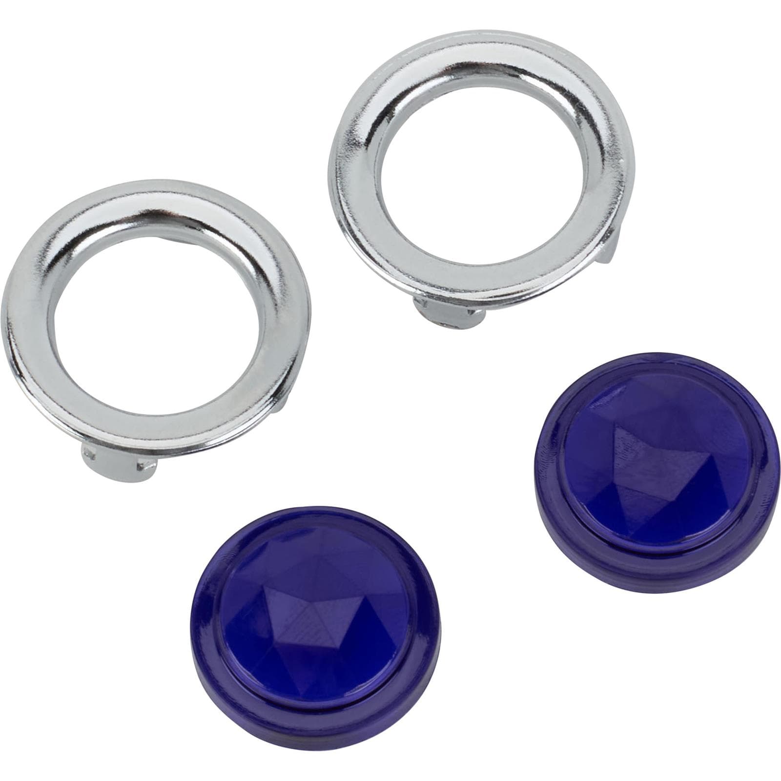 Blue Dots Tail Light Lenses - Plastic