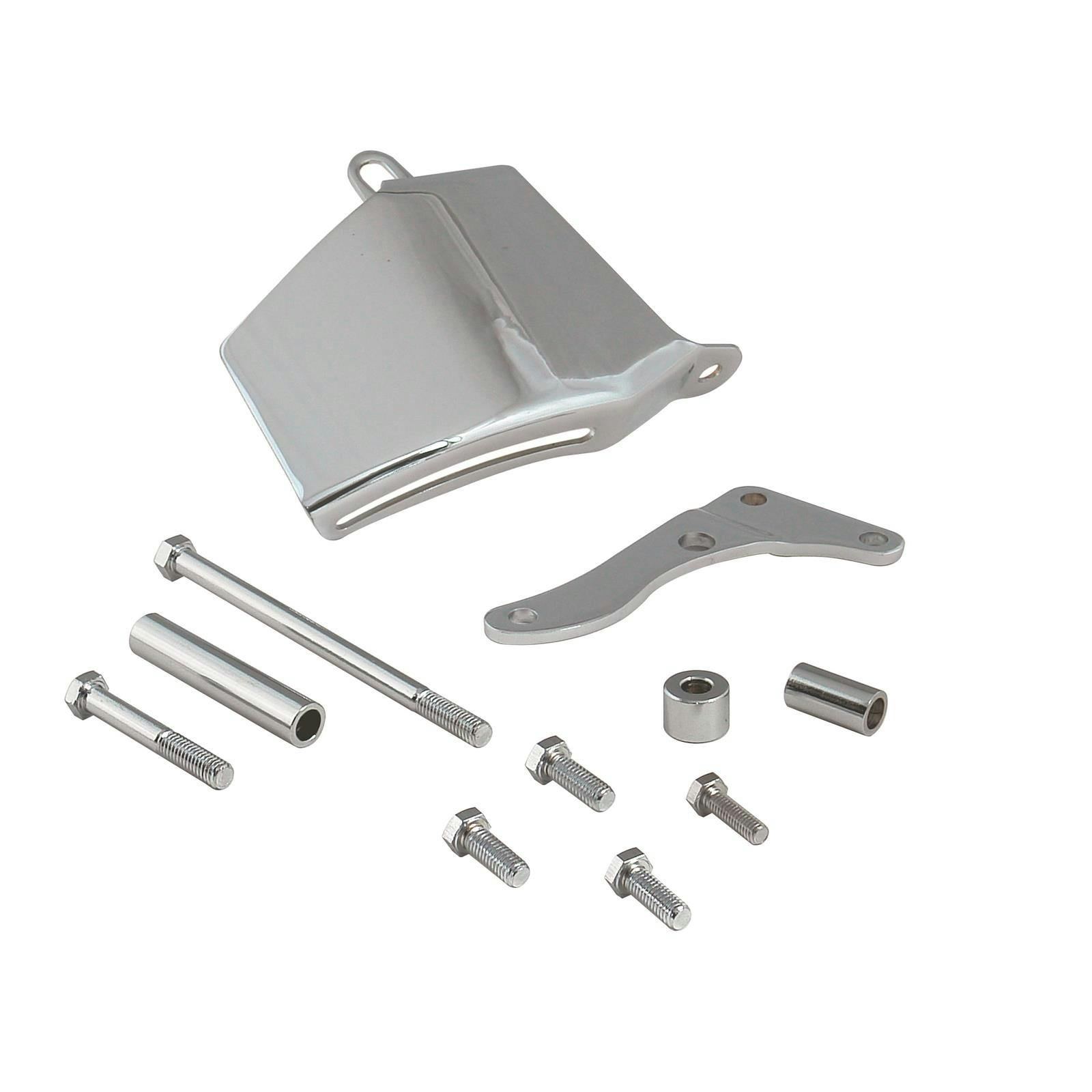 Mr Gasket 5170 Alternator Bracket, 1976-1986 SBC, Chrome