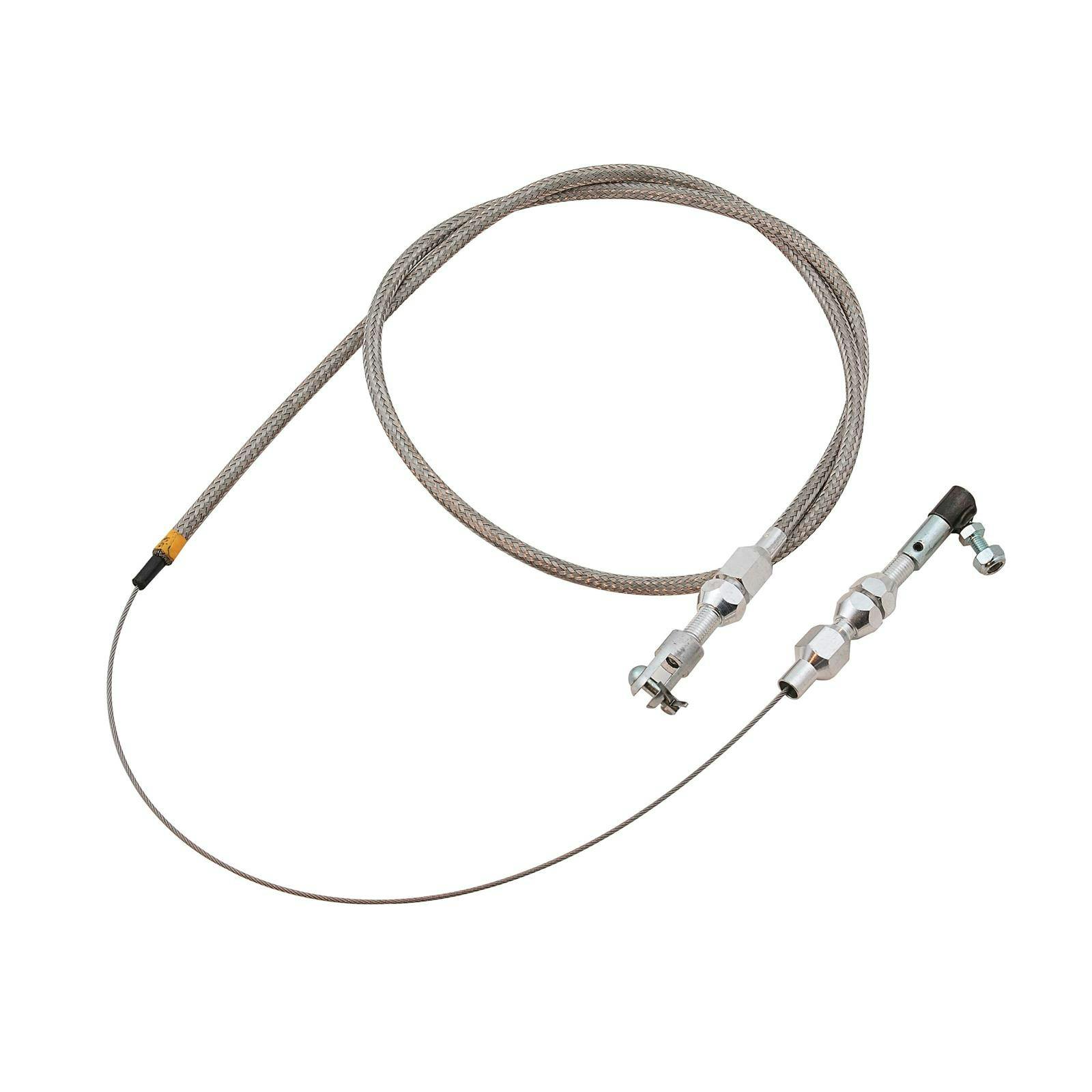 Mr Gasket 5659 Universal Throttle Cable, Stainless Steel Braided