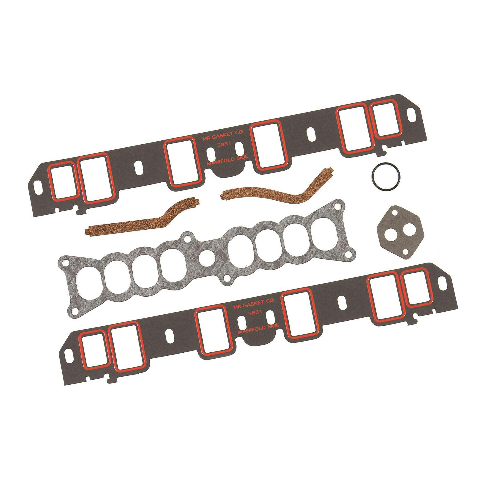 Mr Gasket 5835 Intake Gaskets, Ford 302 EFI, Rectangular Port