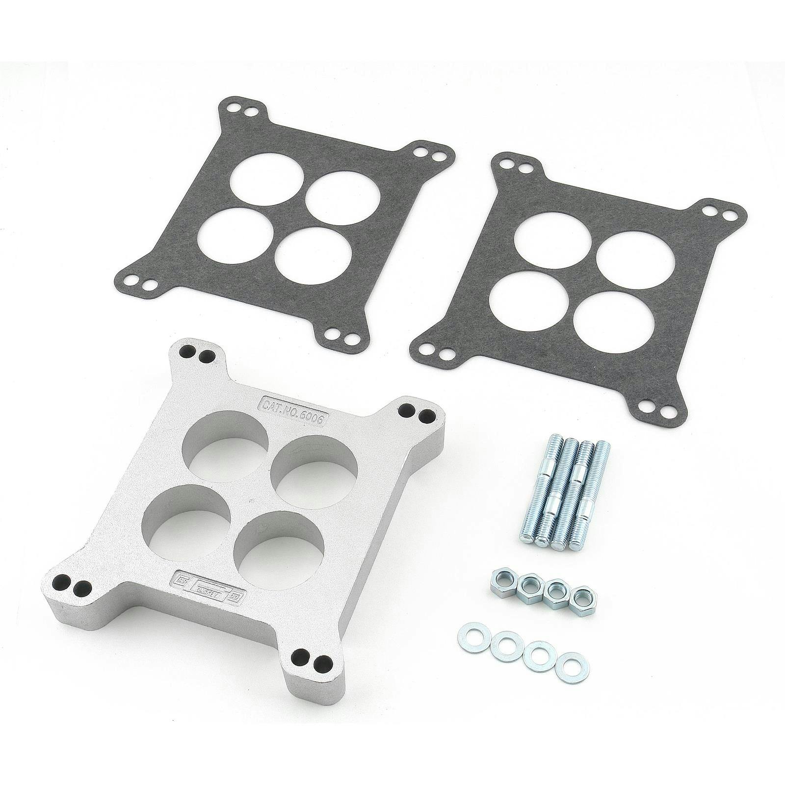 Mr Gasket 6006 Carburetor Spacer Kit, 1 Inch Ported Center