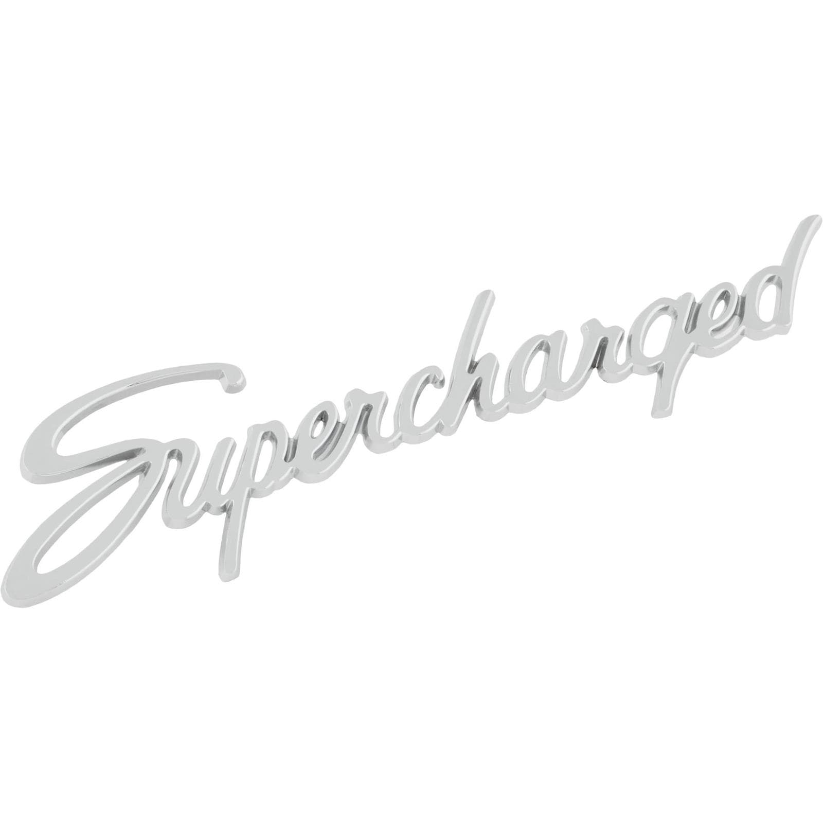 Supercharged Script Emblem