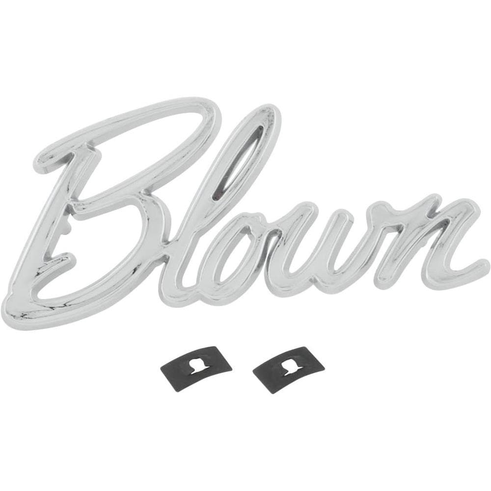 Blown Script Emblem