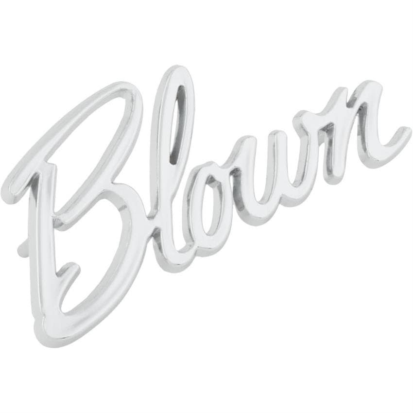 Blown Script Emblem