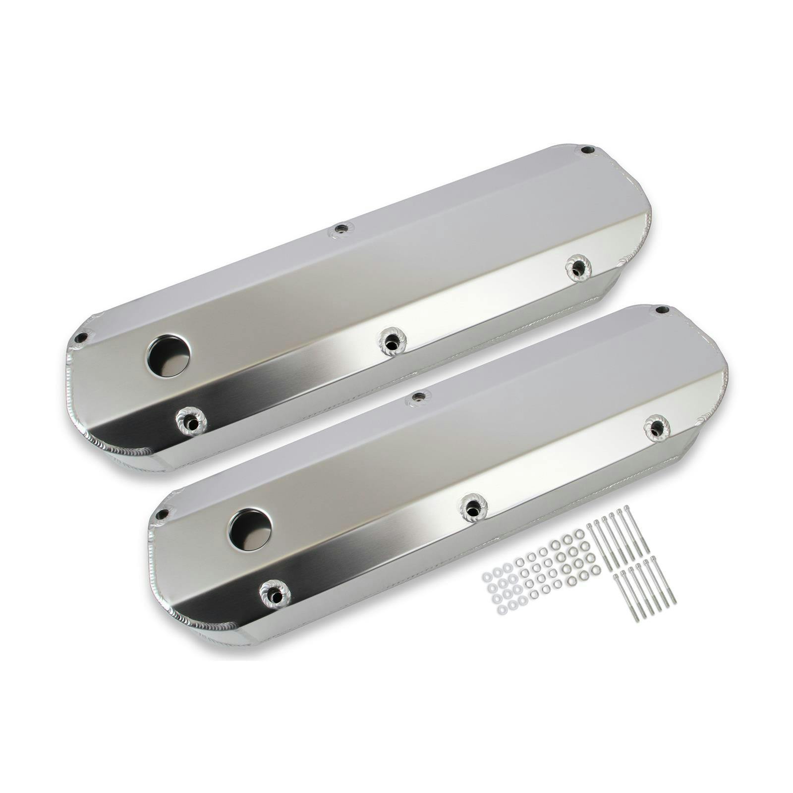 Mr. Gasket 6843G Fabricated Aluminum Valve Covers, SiLVer