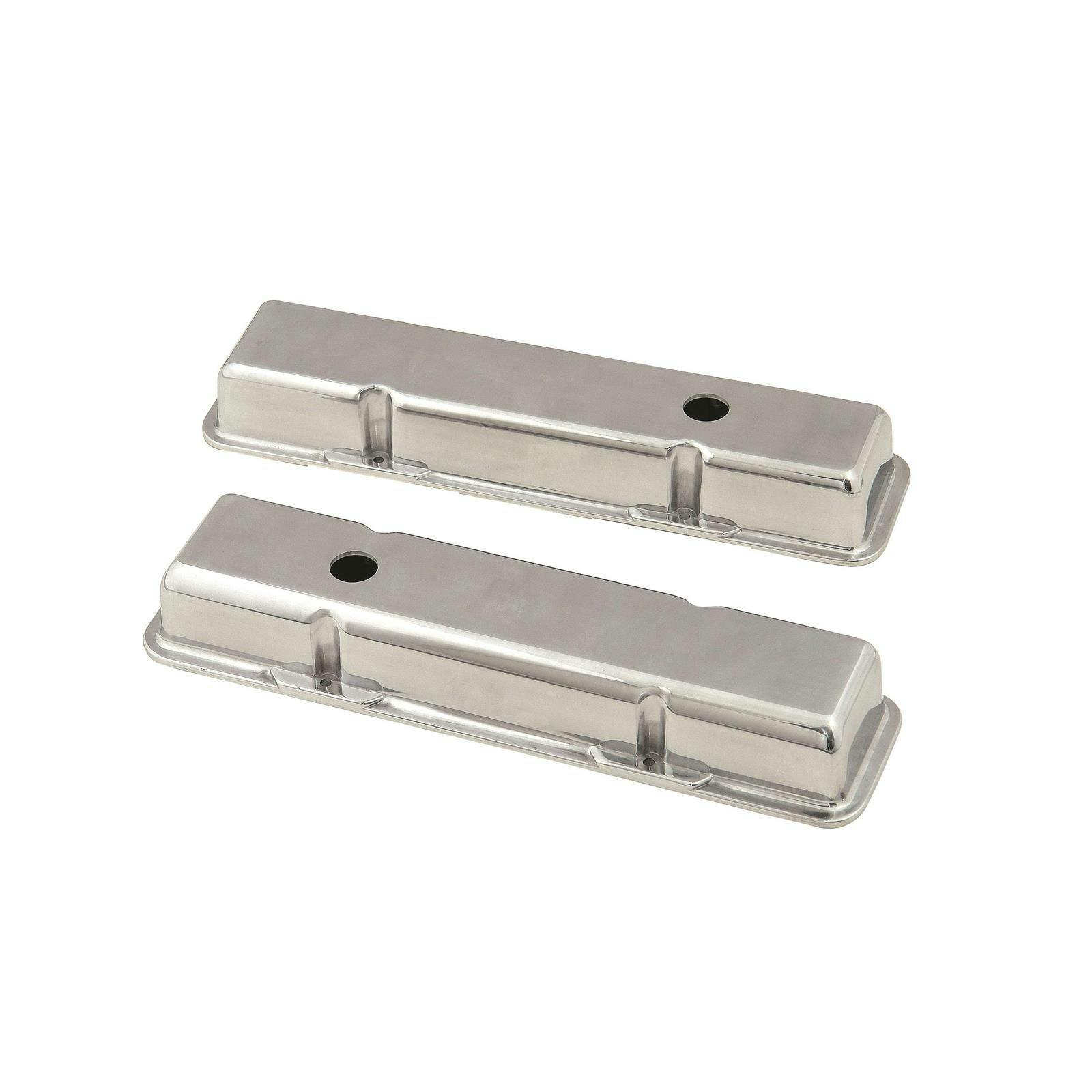 Mr Gasket 6850 Aluminum Short Style Valve Covers, 1958-86 SBC 283-400