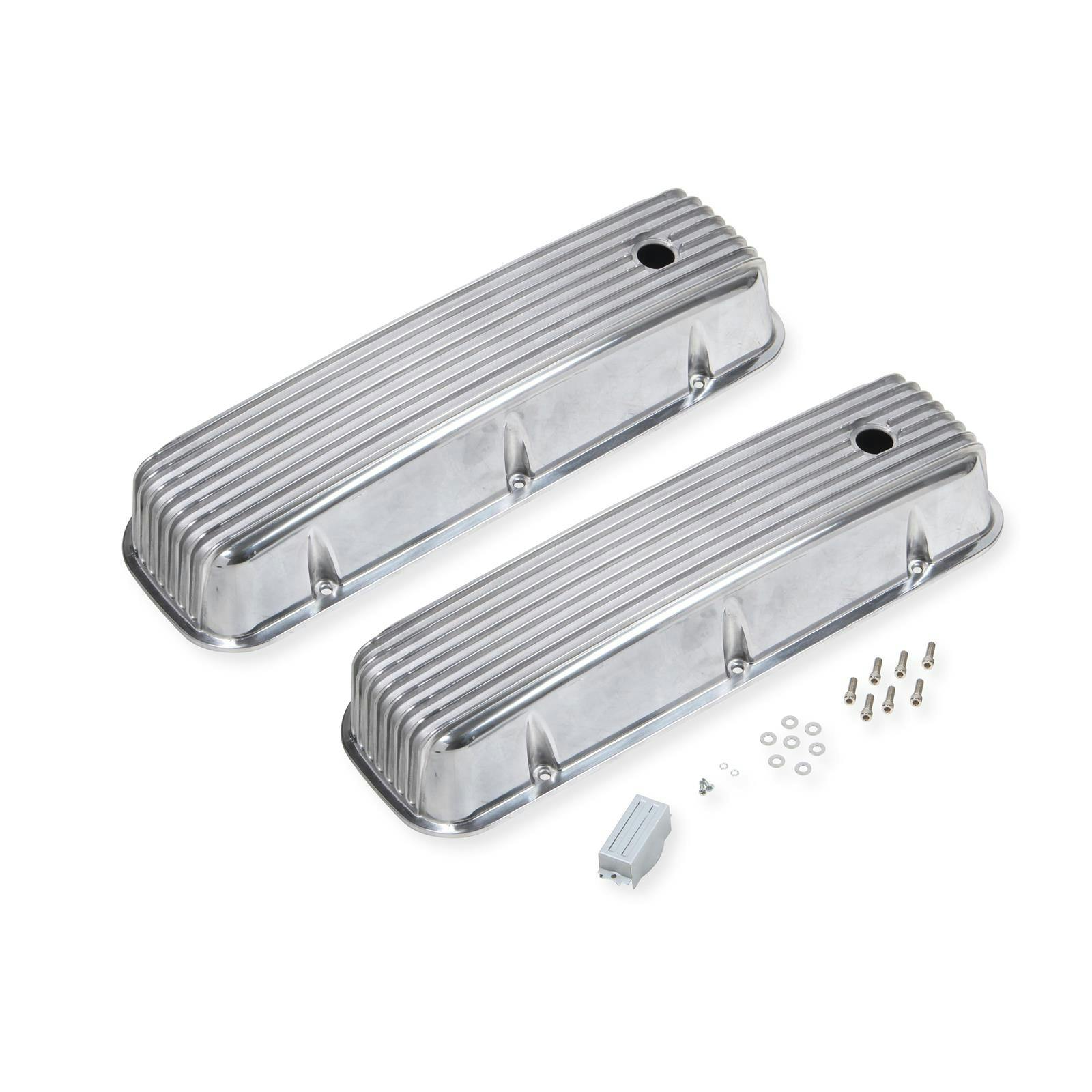 Mr Gasket 6859G Aluminum Tall Valve Covers, 396/454 Chevy