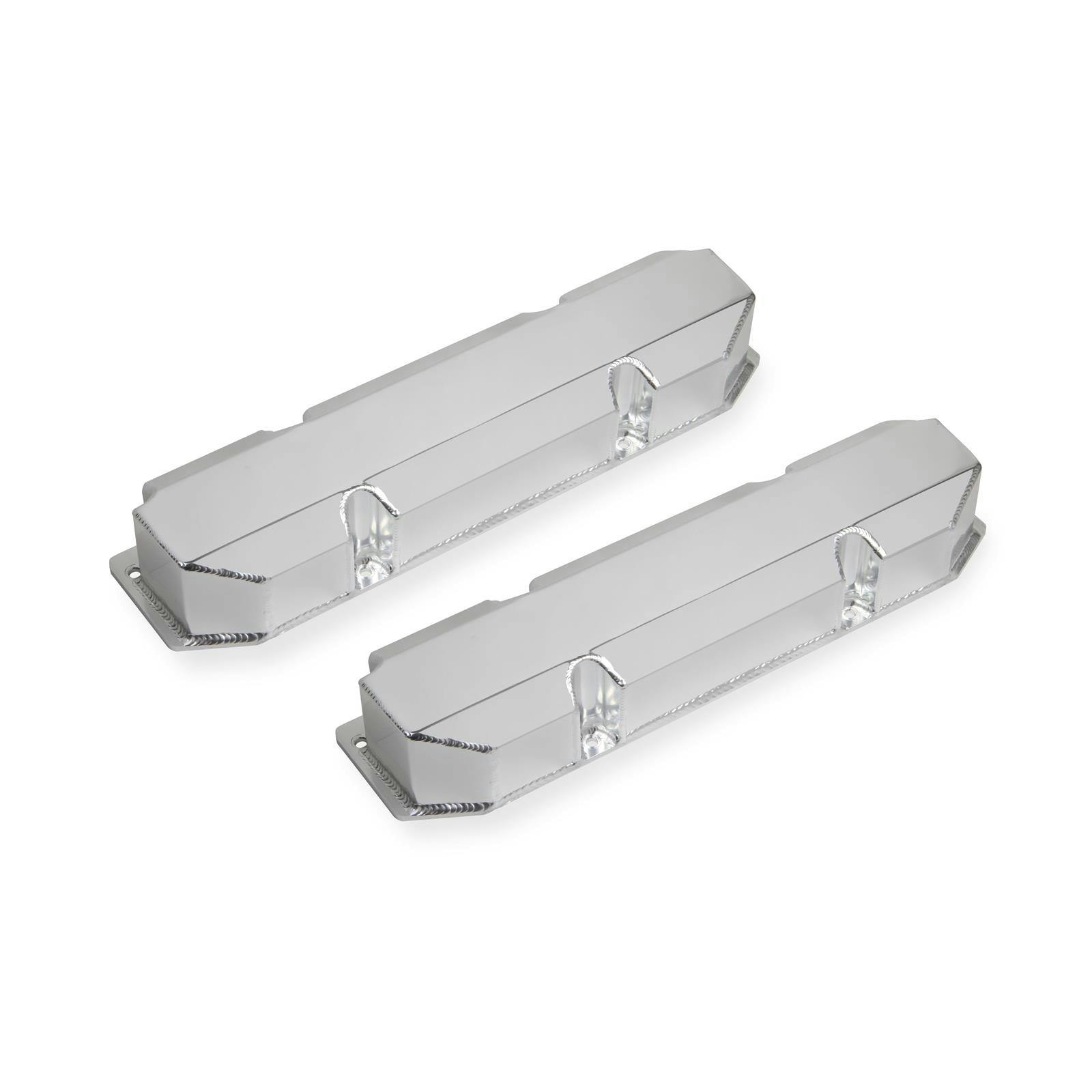 Mr Gasket 6862G Fabricated Aluminum Valve Covers, BB Chrysler, Silver