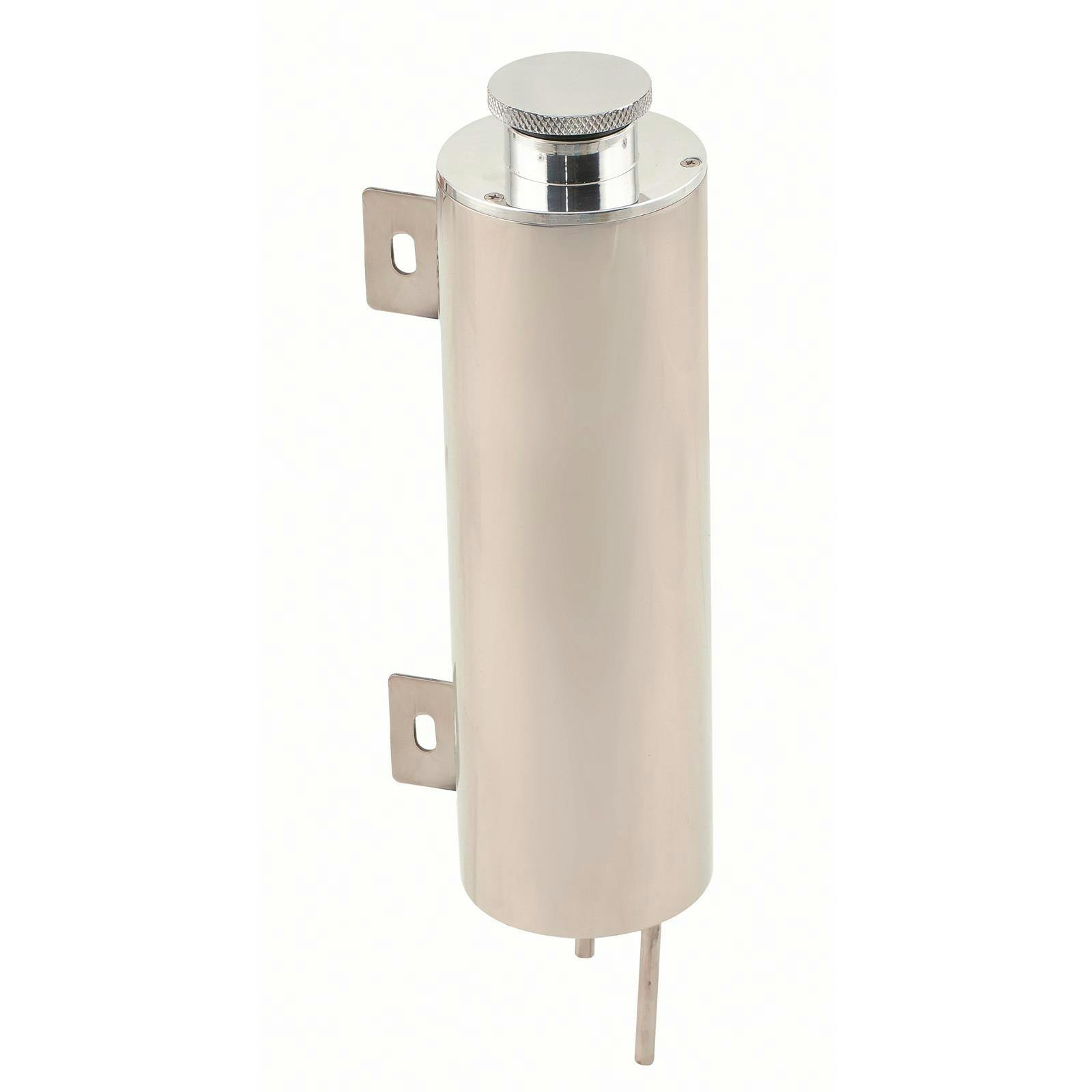 Mr Gasket 9133 Overflow Tank, Universal, Polished Stainless Steel