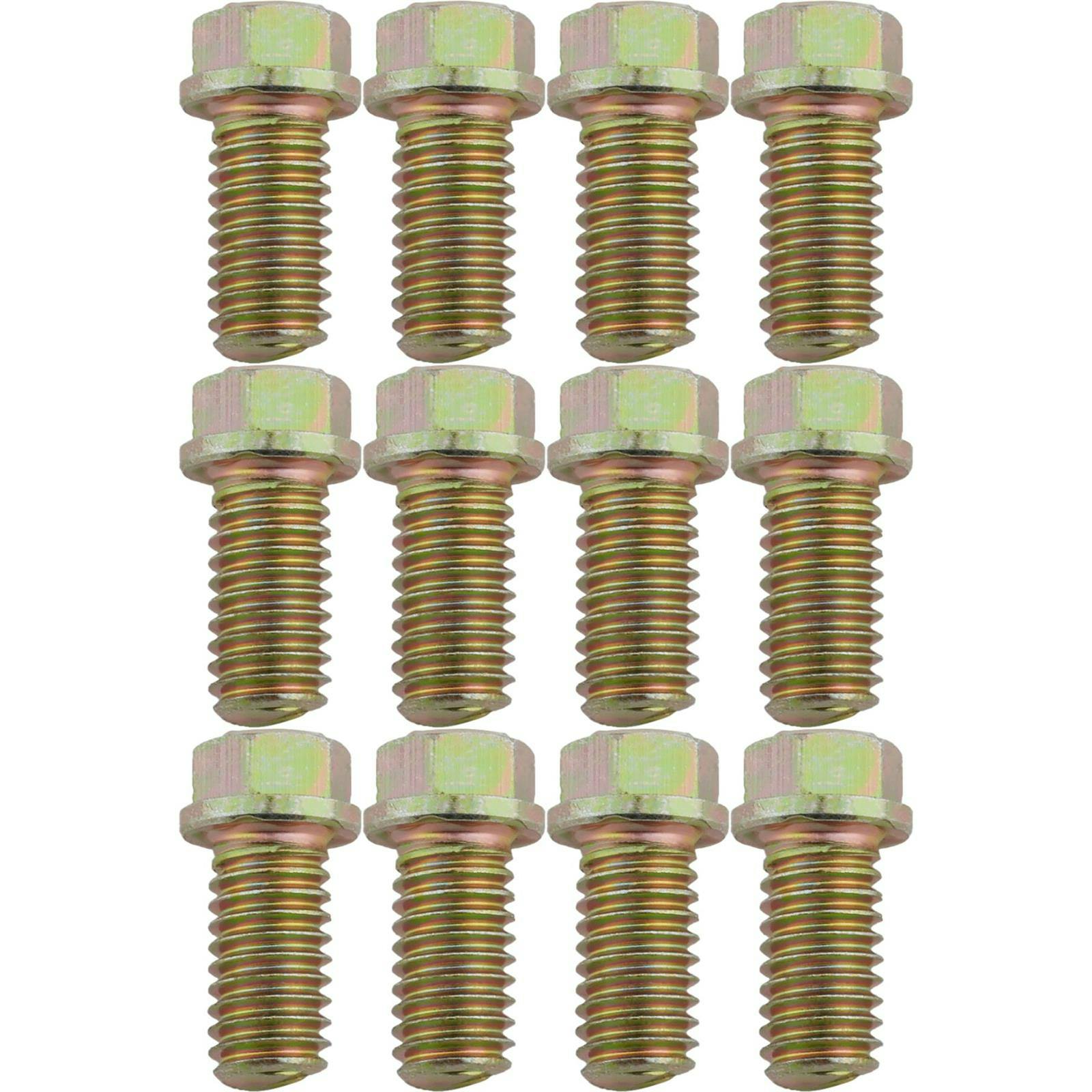 Header Bolts, 3/8-16 x 3/4 Inch, Set/12