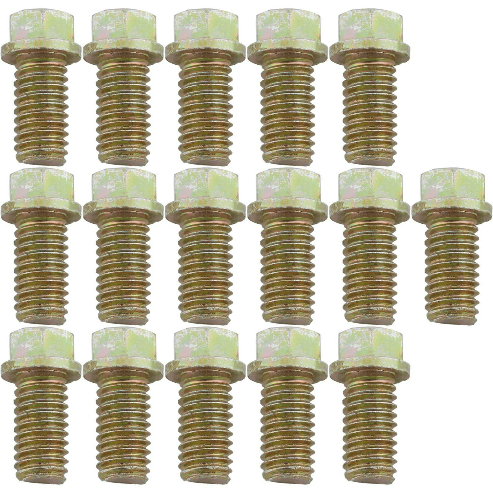 Header Bolts, 3/8-16 x 3/4 Inch, Set/16