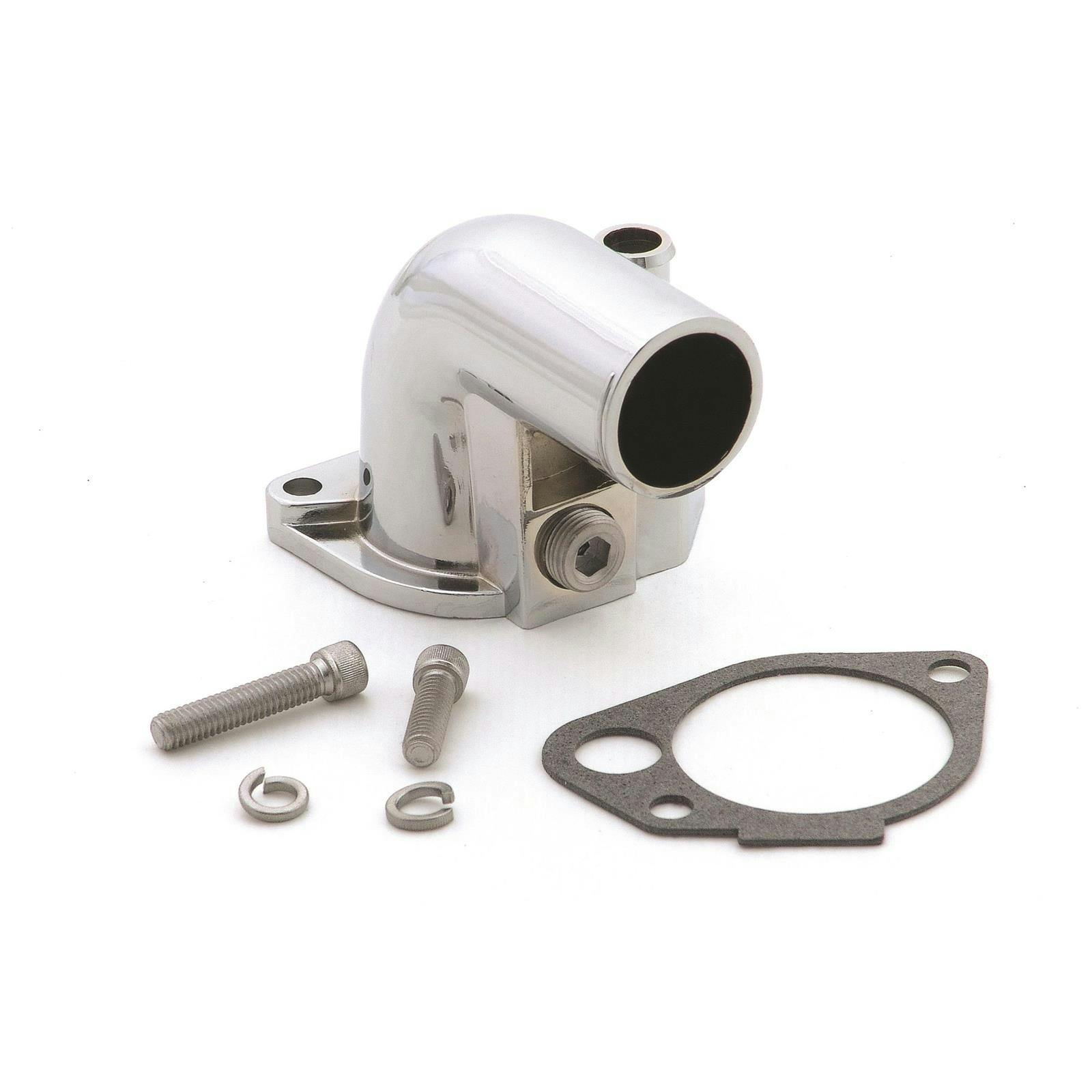 Mr Gasket 9713 Chrome Water Neck, Gasket Style, 302/351 W Ford