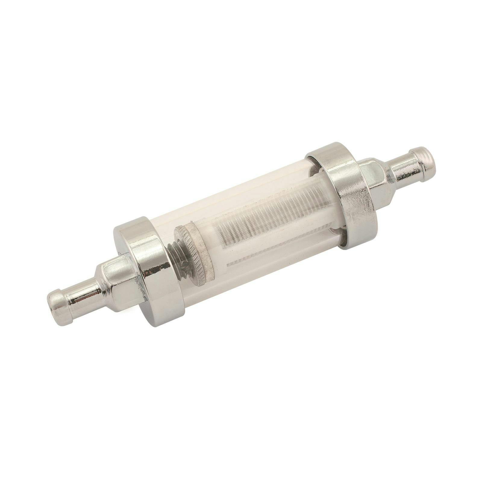 Mr Gasket 9747 Inline Fuel Filter, Clearview, 5/16 Inch, 10 PSI