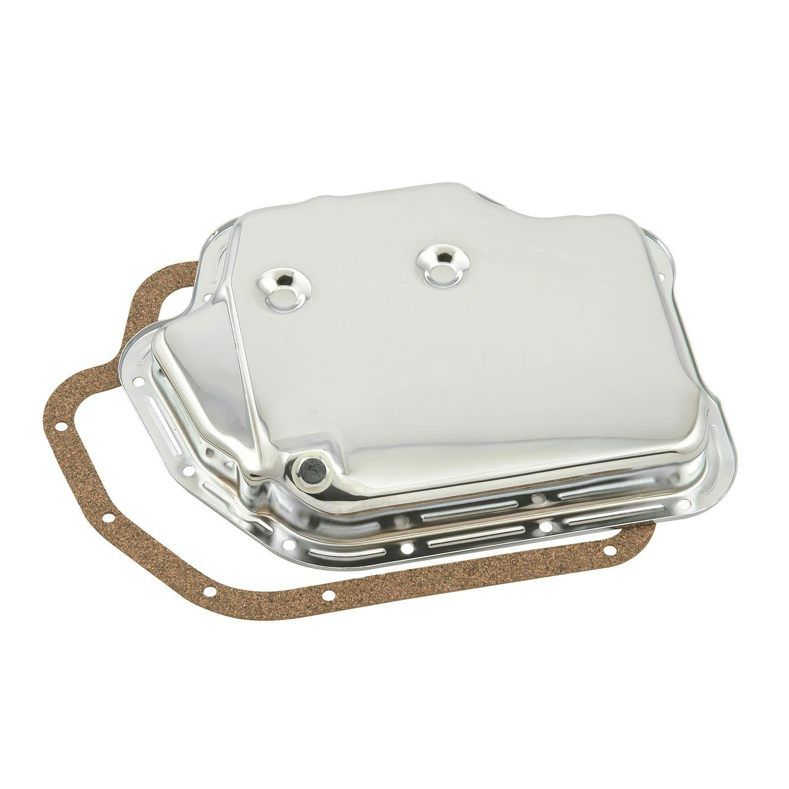 Mr Gasket 9762 Automatic Transmission Oil Pan, Chrome, TH400