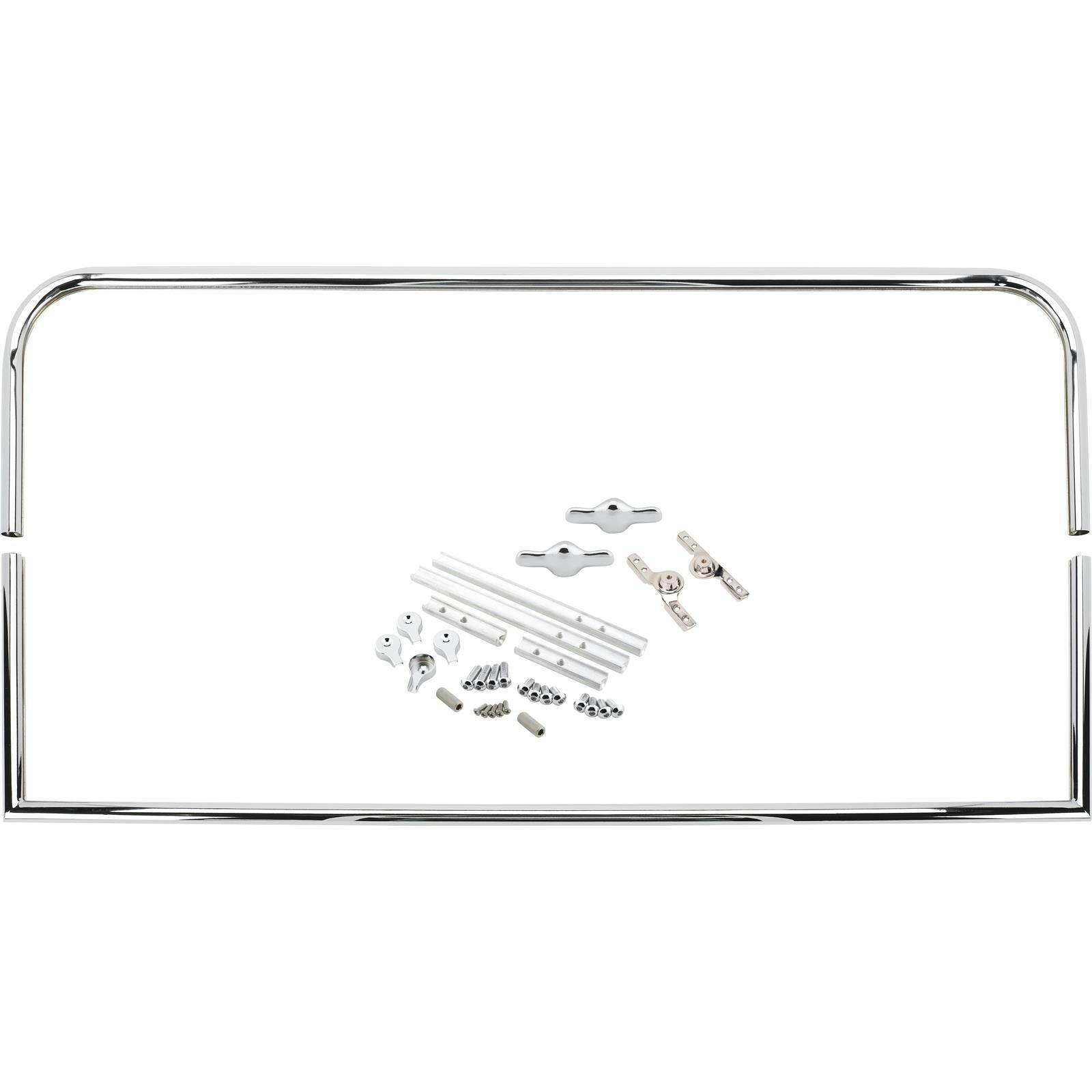 Two-Piece Round Top Model T Roadster Windshield Frame, 39-5/8 In Wide