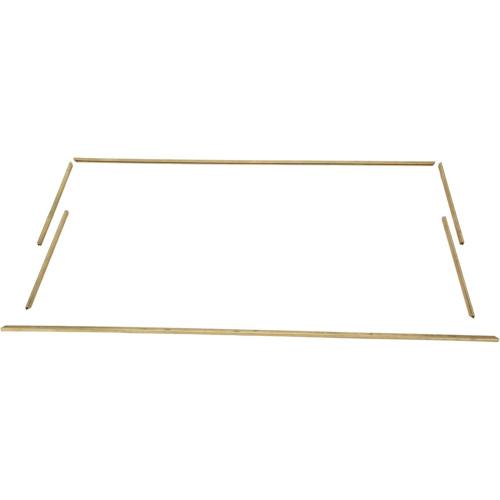 1923-25 Ford Model T Brass Glass Setting Channel for Open Cars