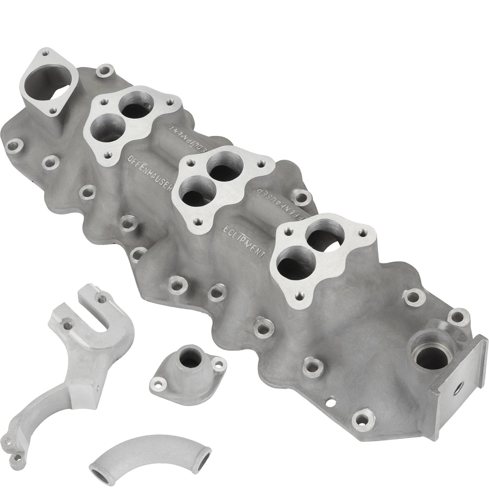 Offenhauser 1077 1949-1953 Ford Flathead Triple Carb Intake Manifold