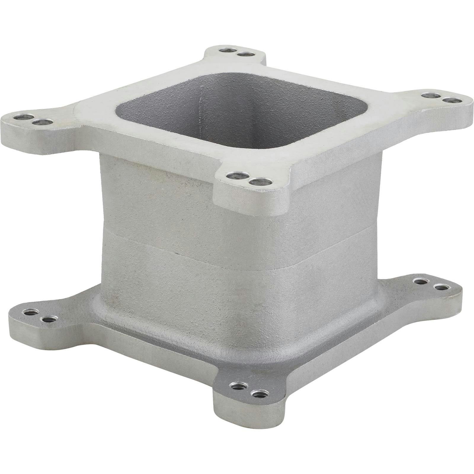 Speedway Aluminum Open 4-Barrel Carburetor Spacer, 4 Inch