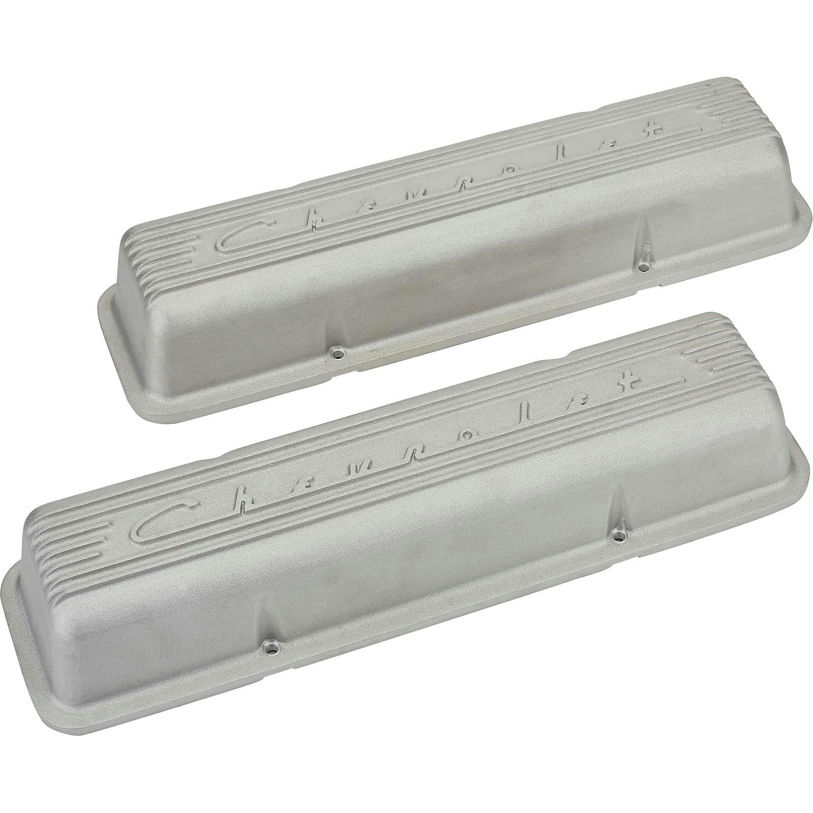 Finned 1960-86 Small Block Chevrolet Valve Covers, Plain