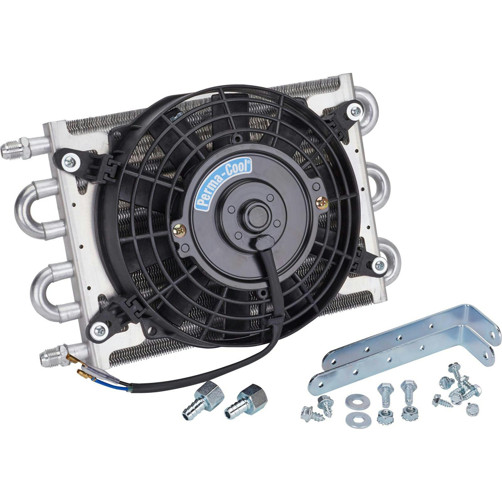 Perma-Cool 13211 Maxi-Cool Jr. 6-Pass Transmission Cooler w/8 Inch Fan
