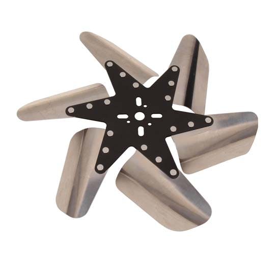 Perma-Cool 86150 Turbo Flex Reverse Stainless Flex Fan, 15 Inch, Black