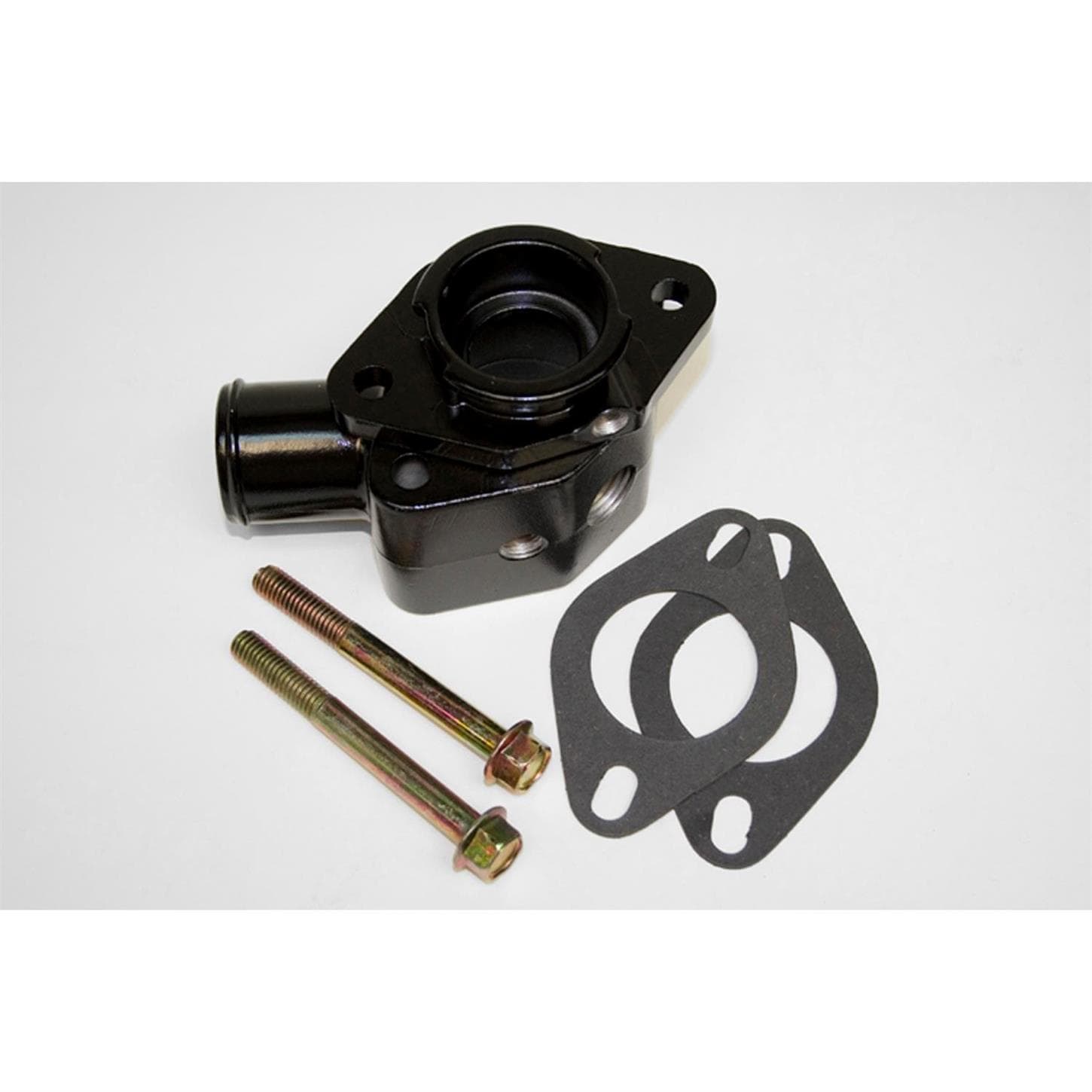 PRW 5292270 Manfiold Filler, Chev, SB-BB, 90° Alum, Black