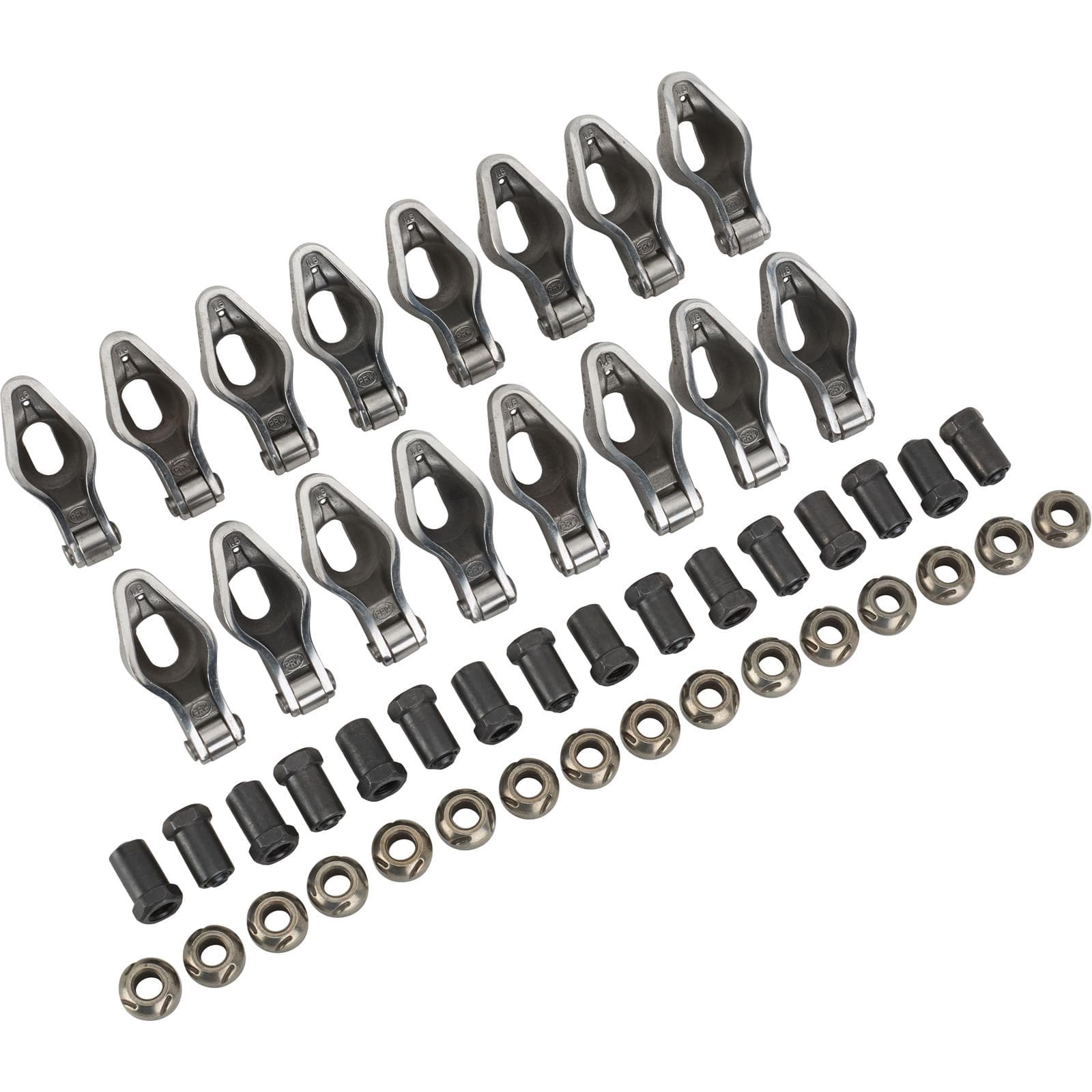 Small Block Chevy SportsmanRoller Tip Rocker Arms, 1.6:1, 3/8 Stud