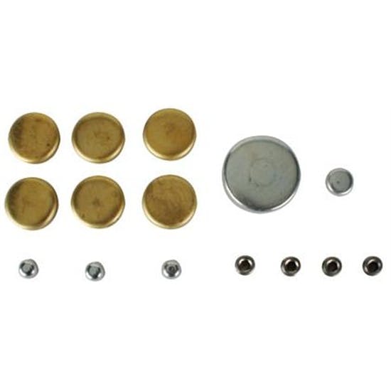 Pioneer Automotive PE-108-BR Ford 302-351W Brass Freeze Plug Set