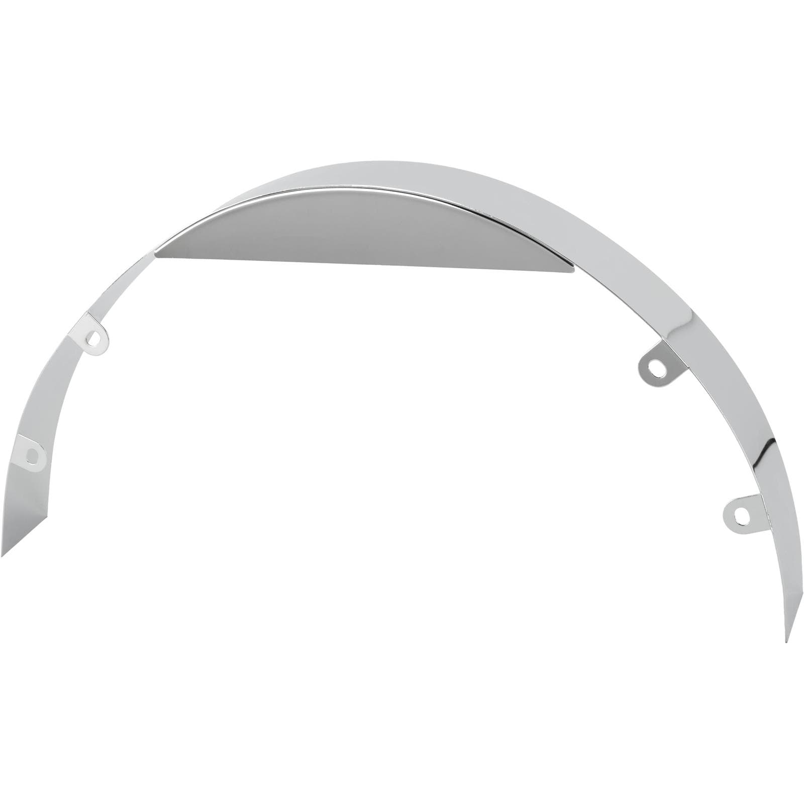 Universal Chrome Radiator Cooling Fan Shroud, 3 Inch Wide