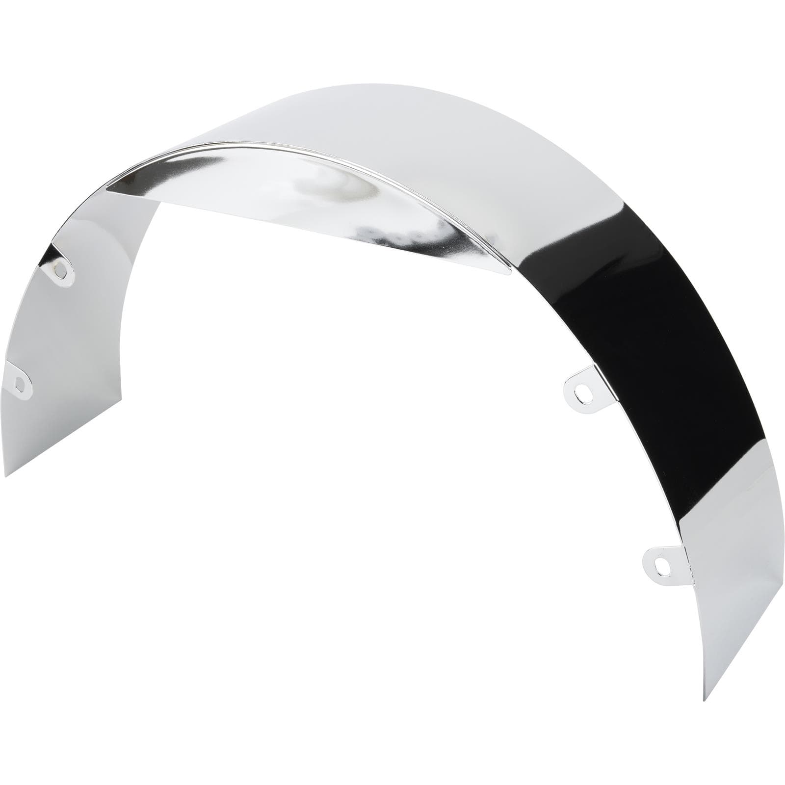 Speedway Universal Chrome Radiator Cooling Fan Shroud, 5-1/2 Wide