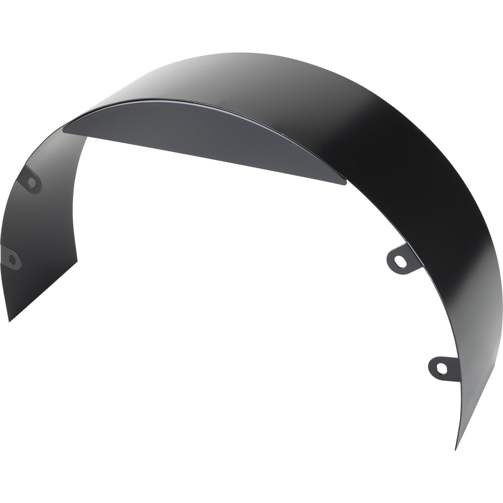 Universal Black Steel 5-1/2 Inch Fan Shroud w/ Mounting Bolt Kit