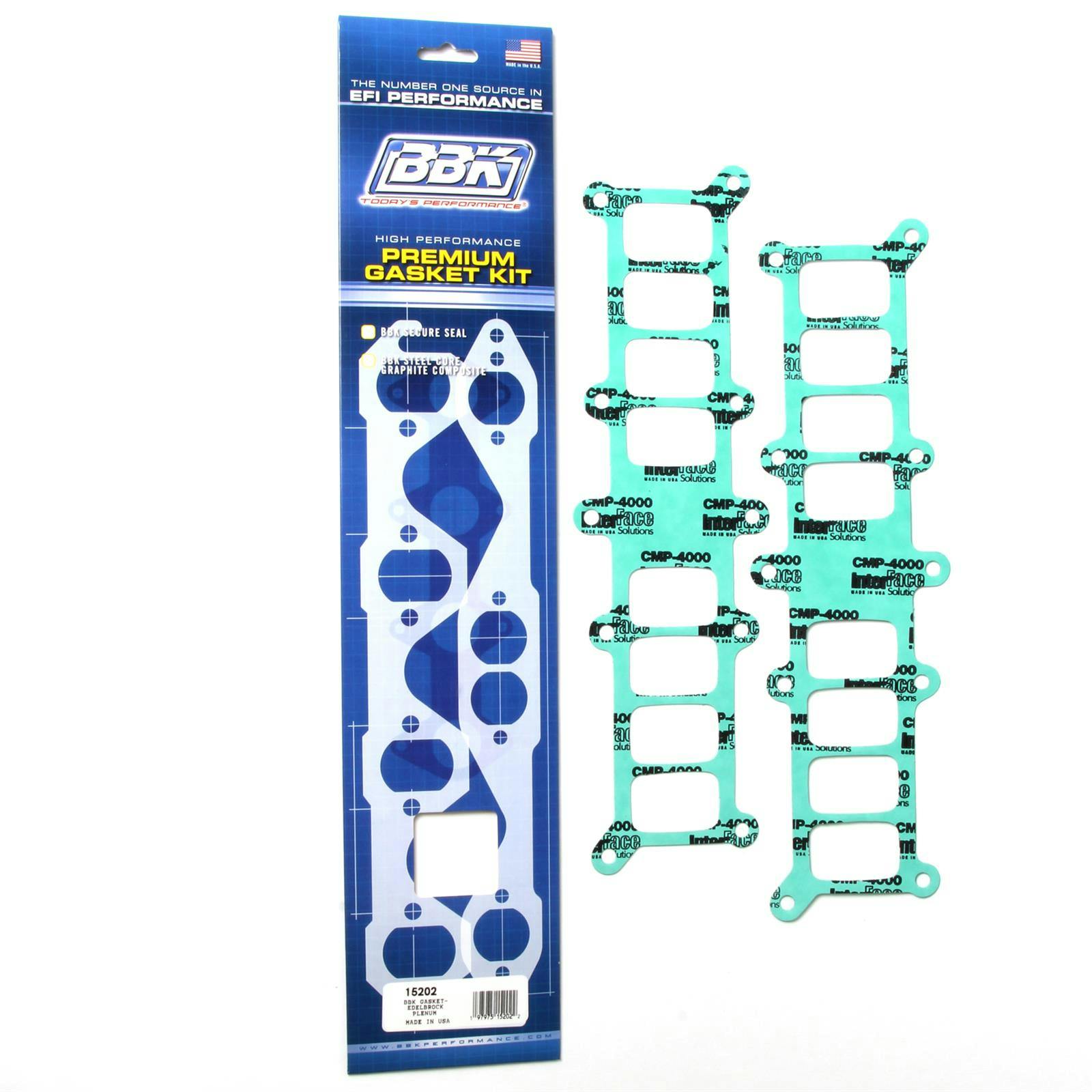 BBK 15202 Edelbrock Performer 302/351W Intake Manifold Gaskets