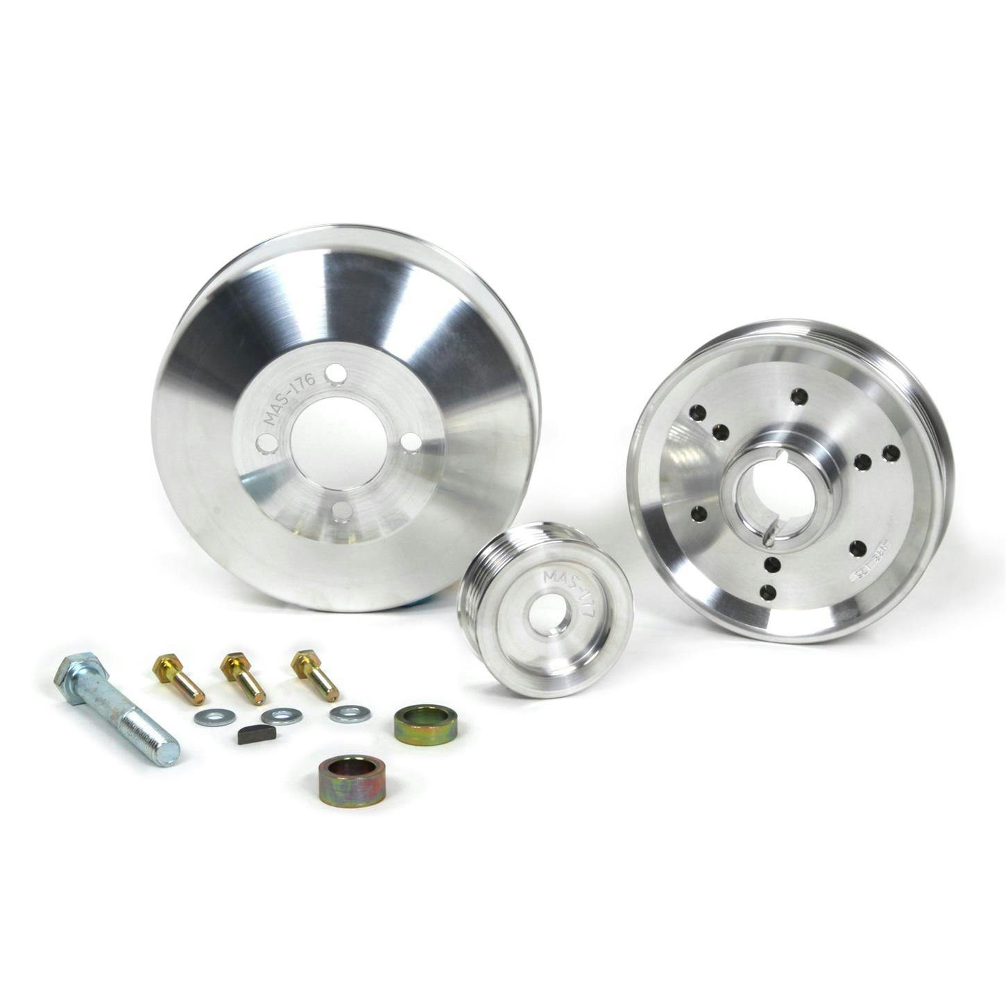 BBK 1555 3 Pc Under Drive Pulley Kit, 1996-2001 Mustang 4.6