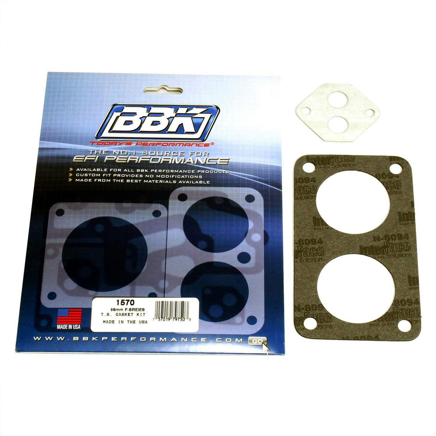 BBK 1570 Throttle Body Gasket Kit, Twin 56mm