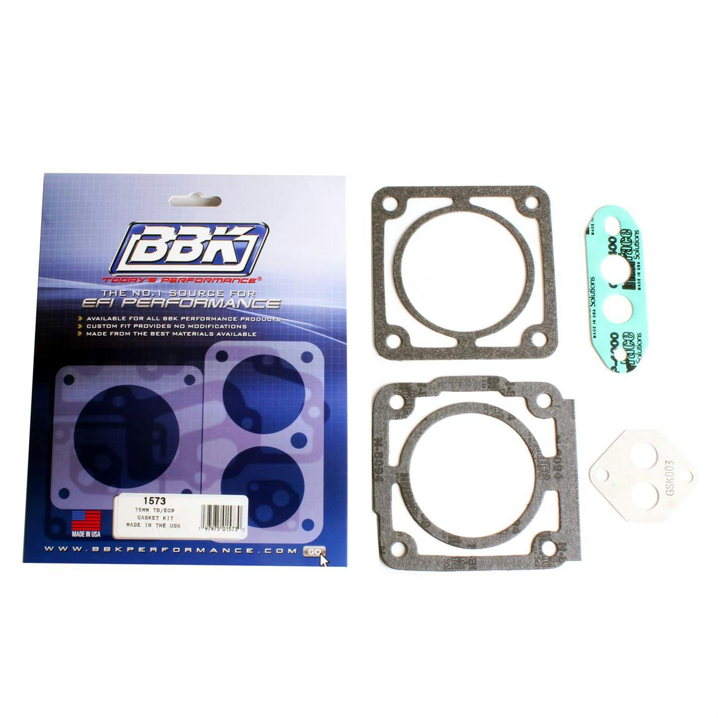 BBK 1573 Throttle Body Gasket Kit, 1986-1993 Mustang 5.0