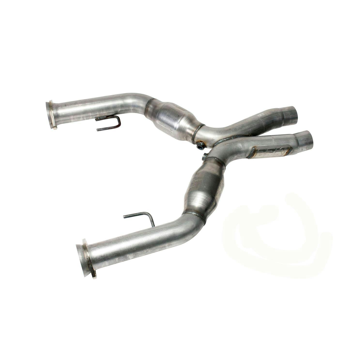 BBK 1637 2005-2010 Mustang 2-3/4 Short Mid X-Pipe W/Converters