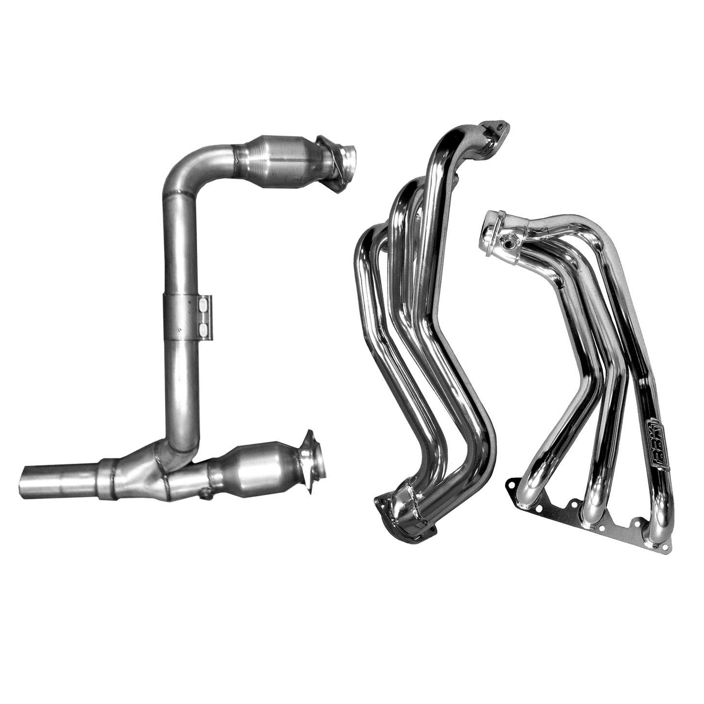 BBK 4050 39452 Long Tube Headers Y Pipe, 07-11 Wrangler 3.8