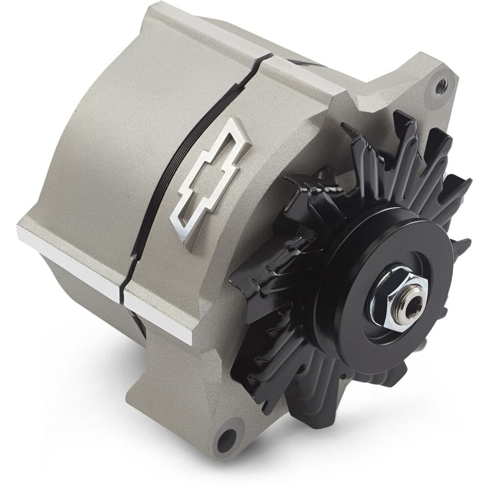 Proform 141-149 Slant-Edge Alternator, GM 10SI, 100 Amp, Gray