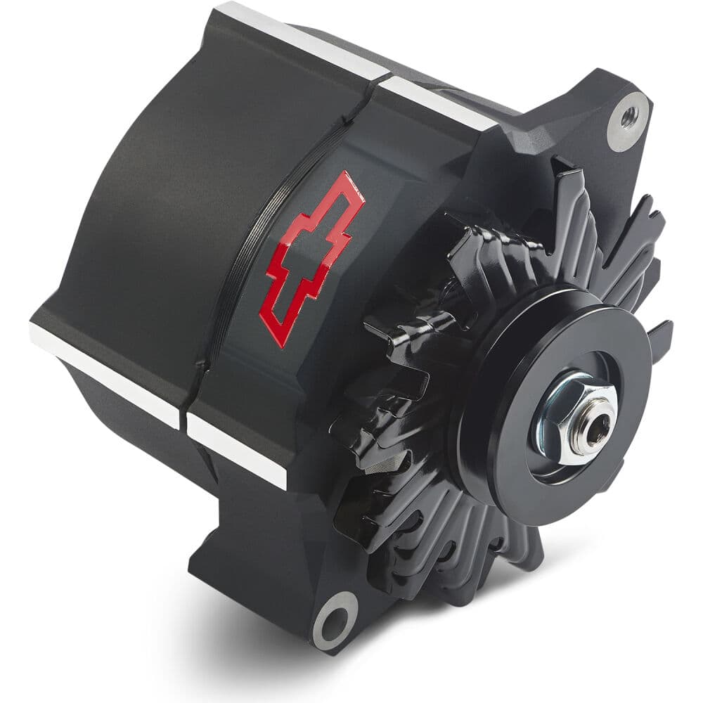 Proform 141-152 Slant-Edge Alternator, GM 10SI, 100 Amp, Black