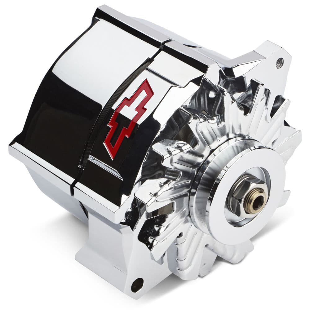 Proform 141-155 Slant-Edge Alternator, GM 10SI, 100 Amp, Chrome