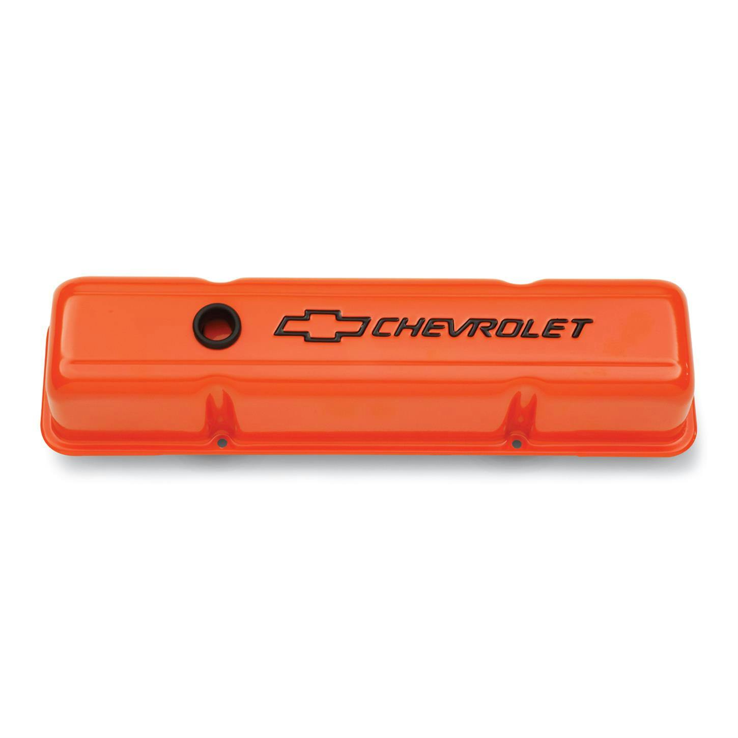 Proform 141-784 Chevy/Bowtie Design Orange Finish Valve Covers