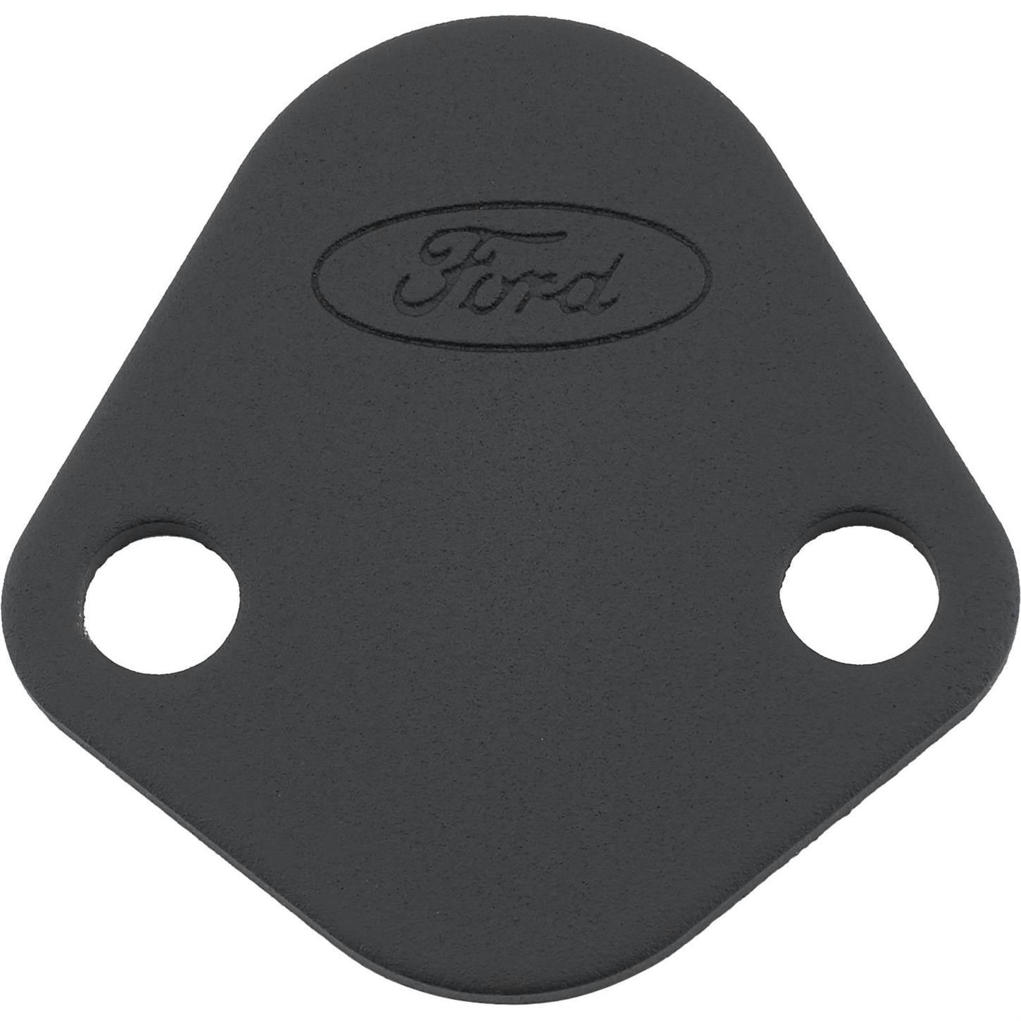 Proform 302-291 Fuel Pump Block-Off Plate, Black, Ford 289-351W